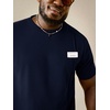 image:imageRoseSeek Mens Big and Tall Shorts Set Short Sleeve T Shirt and Track Shorts Clothing Set 2 Piece OutfitsDark Blue