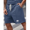 image:imageRoseSeek Mens Big and Tall Shorts Set Short Sleeve T Shirt and Track Shorts Clothing Set 2 Piece OutfitsDeep Dusty Blue