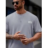 image:imageRoseSeek Mens Big and Tall Shorts Set Short Sleeve T Shirt and Track Shorts Clothing Set 2 Piece OutfitsLight Blue