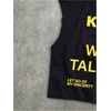 image:imageRoseSeek Mens Cap Sleeve Graphic Tees Crewneck Summer T Shirts Crop Tops StreetwearBlack Yellow