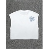 image:imageRoseSeek Mens Cap Sleeve Graphic Tees Crewneck Summer T Shirts Crop Tops StreetwearWhite