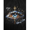 image:imageRoseSeek Mens Cartoon Graphic Tees Crew Neck Sleeve T Shirts Baggy Drop Shoulder Summer Tops StreetwearBlack and Blue
