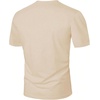 image:imageRoseSeek Mens Color Block Short Sleeve Tee Shirts Casual Crewneck T Shirt Trendy Summer TopsApricot