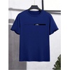 image:imageRoseSeek Mens Color Block Short Sleeve Tee Shirts Casual Crewneck T Shirt Trendy Summer TopsBlue