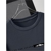 image:imageRoseSeek Mens Color Block Short Sleeve Tee Shirts Casual Crewneck T Shirt Trendy Summer TopsDark Grey