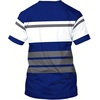 image:imageRoseSeek Mens Color Block Short Sleeve Tee Shirts Casual Crewneck T Shirt Trendy Summer TopsDeep Blue White