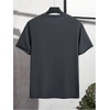 image:imageRoseSeek Mens Color Block Short Sleeve Tee Shirts Casual Crewneck T Shirt Trendy Summer TopsDeep Dark Grey
