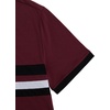 image:imageRoseSeek Mens Color Block Short Sleeve Tee Shirts Casual Crewneck T Shirt Trendy Summer TopsDeep Red