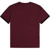 image:imageRoseSeek Mens Color Block Short Sleeve Tee Shirts Casual Crewneck T Shirt Trendy Summer TopsDeep Red
