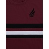 image:imageRoseSeek Mens Color Block Short Sleeve Tee Shirts Casual Crewneck T Shirt Trendy Summer TopsDeep Red