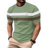 image:imageRoseSeek Mens Color Block Short Sleeve Tee Shirts Casual Crewneck T Shirt Trendy Summer TopsGreen