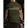 image:imageRoseSeek Mens Color Block Short Sleeve Tee Shirts Casual Crewneck T Shirt Trendy Summer TopsMedium Green