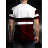 image:imageRoseSeek Mens Color Block Short Sleeve Tee Shirts Casual Crewneck T Shirt Trendy Summer TopsMulticolor