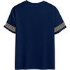 image:imageRoseSeek Mens Color Block Short Sleeve Tee Shirts Casual Crewneck T Shirt Trendy Summer TopsMulticolor Blue