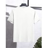 image:imageRoseSeek Mens Color Block Short Sleeve Tee Shirts Casual Crewneck T Shirt Trendy Summer TopsPure White