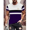 image:imageRoseSeek Mens Color Block Short Sleeve Tee Shirts Casual Crewneck T Shirt Trendy Summer TopsViolet Purple