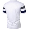 image:imageRoseSeek Mens Color Block Short Sleeve Tee Shirts Casual Crewneck T Shirt Trendy Summer TopsWhite