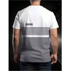 image:imageRoseSeek Mens Color Block Short Sleeve Tee Shirts Casual Crewneck T Shirt Trendy Summer TopsWhite and Grey