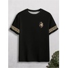 image:imageRoseSeek Mens Color Block Short Sleeve Tee Shirts Casual Crewneck T Shirt Trendy Summer TopsYellow and Black