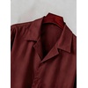 image:imageRoseSeek Mens Floral Button Down Shirts Short Sleeve Drop Shoulder Casual Hawaiian Summer Beach ShirtsBurgundy