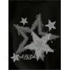 image:imageRoseSeek Mens Geometric Star Graphic Tees Short Sleeve Crew Neck T Shirts Loose Fit TShirtsBlack