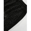 image:imageRoseSeek Mens Glitter Rhinestone Sparkle Shorts Ripped Drawstring Waist Wide Leg Rave Shorts with PocketsBlack