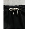 image:imageRoseSeek Mens Glitter Rhinestone Sparkle Shorts Ripped Drawstring Waist Wide Leg Rave Shorts with PocketsBlack Decor