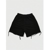 image:imageRoseSeek Mens Glitter Rhinestone Sparkle Shorts Ripped Drawstring Waist Wide Leg Rave Shorts with PocketsPure Black