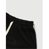 image:imageRoseSeek Mens Glitter Rhinestone Sparkle Shorts Ripped Drawstring Waist Wide Leg Rave Shorts with PocketsPure Black