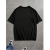 image:imageRoseSeek Mens Graphic Tees Crew Neck Short Sleeve T Shirts Summer Casual StreetwearBlack and White