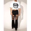 image:imageRoseSeek Mens Graphic Tees Short Sleeve Crew Neck Drop Shoulder Cropped T Shirt Summer Funny Tee ShirtsWhite