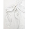 image:imageRoseSeek Mens Knot Side Sleeveless Tops Ruched Crew Neck Asymmetrical Hem Muscle Tank TopsWhite