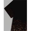 image:imageRoseSeek Mens Leopard Ombre Summer Tops Crew Neck Short Sleeve Graphic Tees Vintage T Shirt TrendyBrown and Black