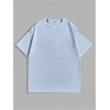 image:imageRoseSeek Mens Oversized T Shirt Short Sleeve Crew Neck Graphic Tees Drop Shoulder Summer Tops StreetwearDusty Blue