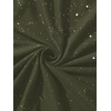 image:imageRoseSeek Mens Rhinestone Glitter Tank Top Crew Neck Sleeveless Tops Casual Party ClubwearArmy Green