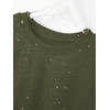 image:imageRoseSeek Mens Rhinestone Glitter Tank Top Crew Neck Sleeveless Tops Casual Party ClubwearArmy Green