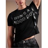 image:imageRoseSeek Mens Rhinestone Letter Y2K T Shirts Short Sleeve Crew Neck Fitted Tee Tops Summer TopBlack