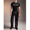 image:imageRoseSeek Mens Rhinestone Letter Y2K T Shirts Short Sleeve Crew Neck Fitted Tee Tops Summer TopBlack