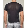 image:imageRoseSeek Mens Rhinestone Letter Y2K T Shirts Short Sleeve Crew Neck Fitted Tee Tops Summer TopMesh Black
