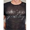 image:imageRoseSeek Mens Rhinestone Letter Y2K T Shirts Short Sleeve Crew Neck Fitted Tee Tops Summer TopMesh Black