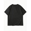 image:imageRoseSeek Mens Rhinestone T Shirts Glitter Crewneck Short Sleeve Casual Summer Tops Tee ShirtStar Black