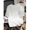 image:imageRoseSeek Mens Rhinestone T Shirts Glitter Crewneck Short Sleeve Casual Summer Tops Tee ShirtWhite