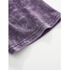 image:imageRoseSeek Mens Ripped Distressed Graphic Tees Short Sleeve Crew Neck Letter T Shirts Washed StreetwearPurple