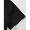 image:imageRoseSeek Mens Short Sets 2 Piece Outfits Button Down Linen Shirts and Short Sets Summer Beach OutfisSolid Black