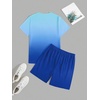 image:imageRoseSeek Mens Short Sets 2 Piece Outfits Tropical Graphic Tees and Shorts Sets Beach Vacation OutfitsBlue