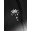 image:imageRoseSeek Mens Short Sets 2 Piece Outfits Tropical Graphic Tees and Shorts Sets Beach Vacation OutfitsOmbre Black White