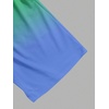 image:imageRoseSeek Mens Short Sets 2 Piece Outfits Tropical Graphic Tees and Shorts Sets Beach Vacation OutfitsOmbre Blue Green