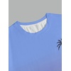 image:imageRoseSeek Mens Short Sets 2 Piece Outfits Tropical Graphic Tees and Shorts Sets Beach Vacation OutfitsOrange Blue