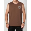 image:imageRoseSeek Mens Skull Graphic Summer Tank Tops Crew Neck Gym Workout Funny Sleeveless Tee Shirts for MensBrown