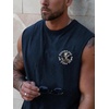 image:imageRoseSeek Mens Skull Graphic Summer Tank Tops Crew Neck Gym Workout Funny Sleeveless Tee Shirts for MensDeep Royal Blue